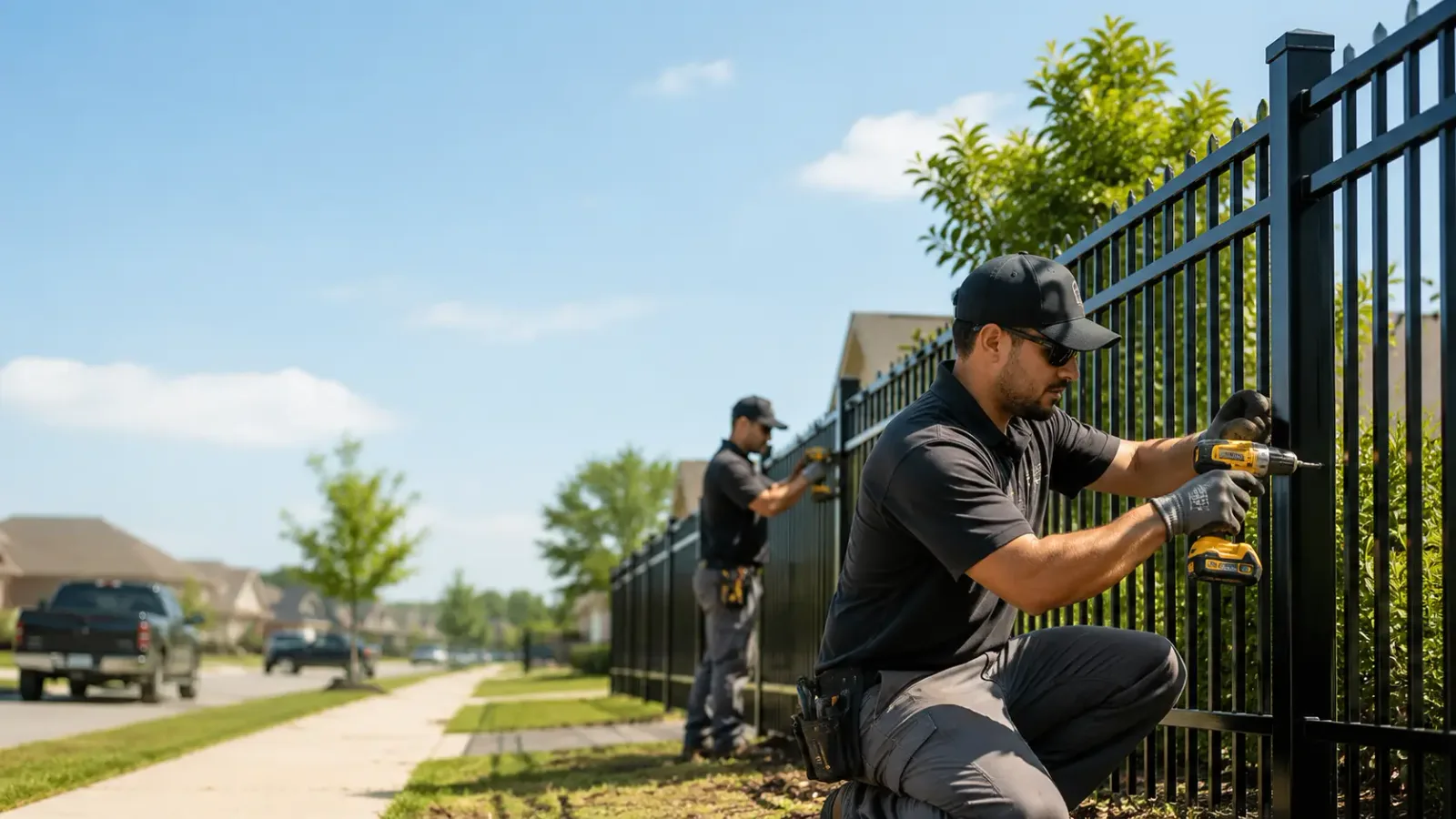 Metal Fence Installation in Fairview, NC